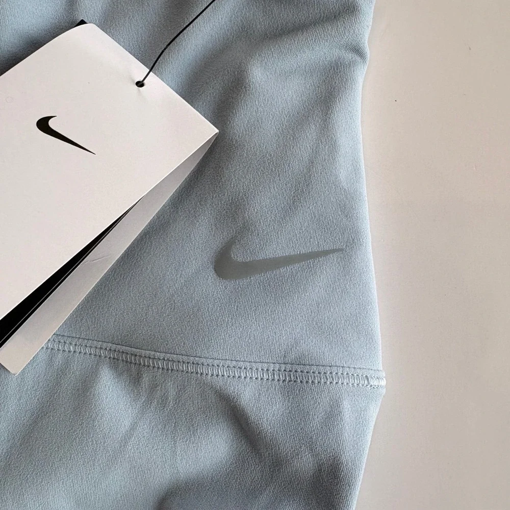 Nike Women's XS Zenvy Leggings Light Blue High Rise 7/8 Length Dri-Fit NEW‎